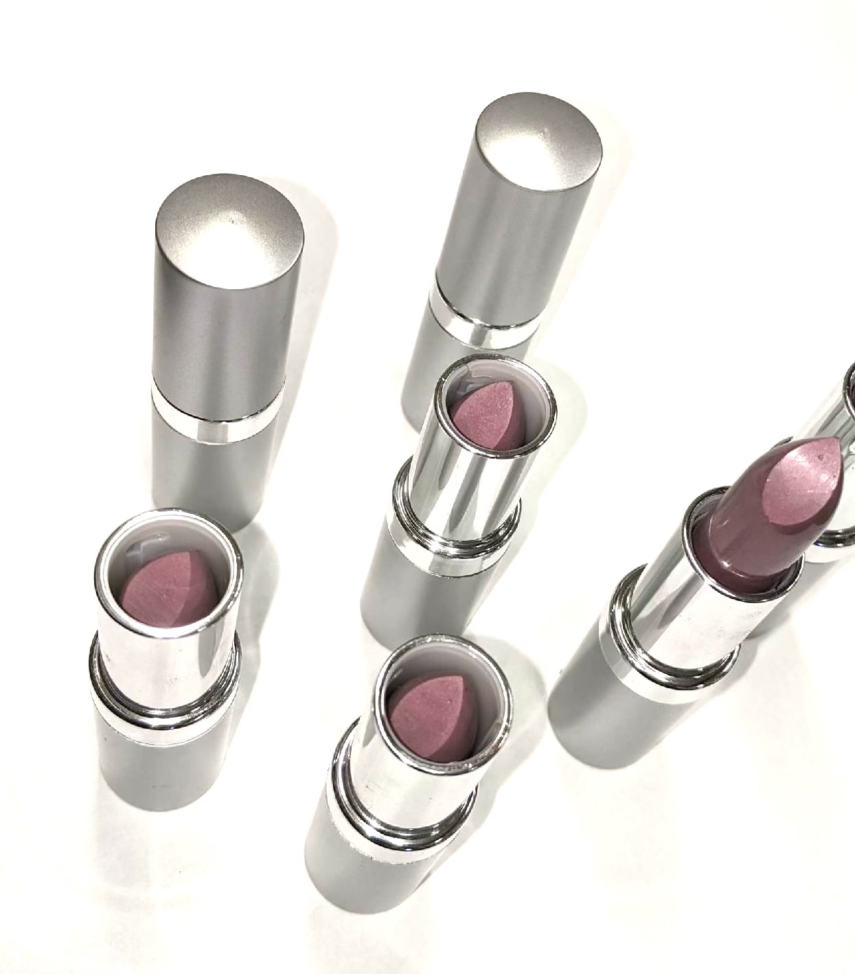 Silver Lipstick Tubes