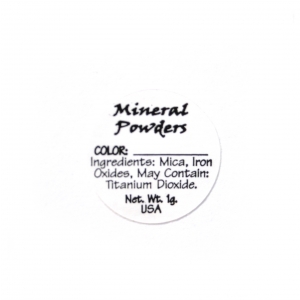 Mineral Powder (versatile) Ingredient Label