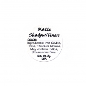 Ultra-Matte Shadow/Liner Ingredient Label
