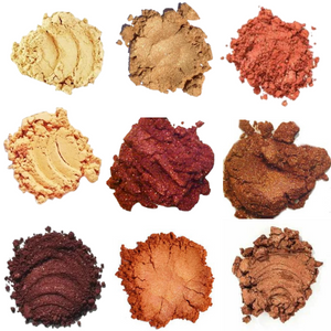 Sample Set of Gold, Copper, and Red Versatile Powders