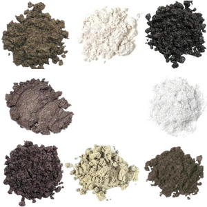 Sample Set of Silver to Neutral Versatile Powders